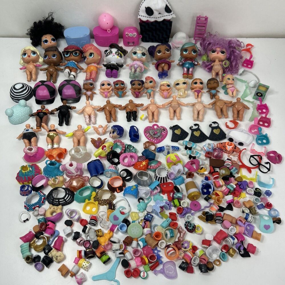 LOL Surprise Large Bundle of Dolls and Accessories Baby Shoes